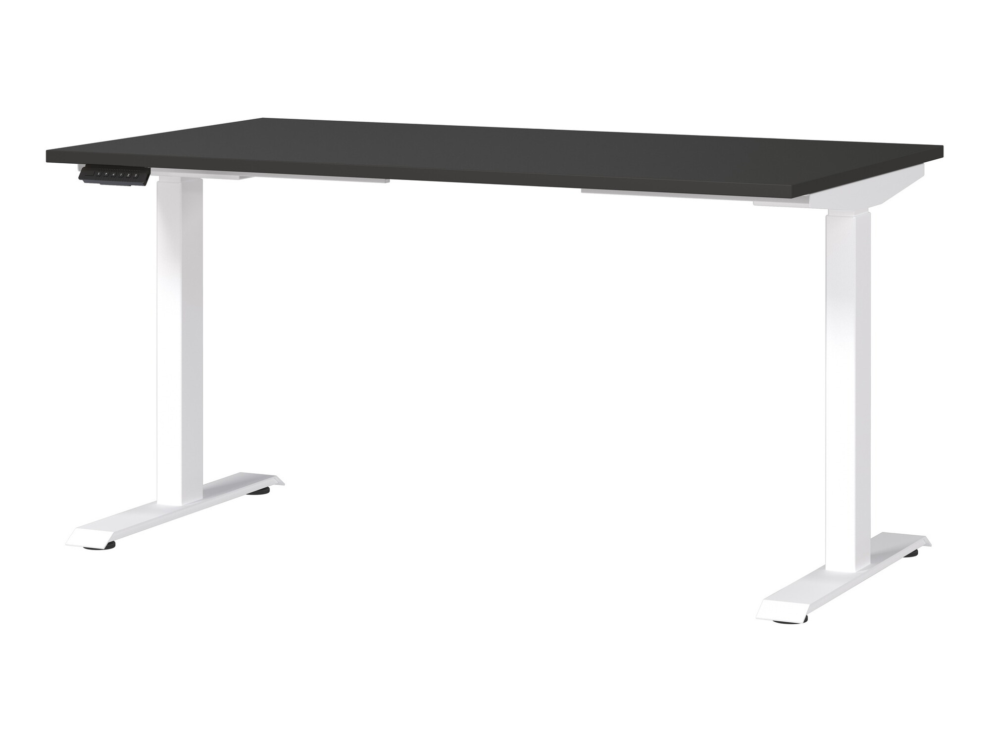 Dvižna pisalna miza Sacramento 415 (Grafit + Bela)
