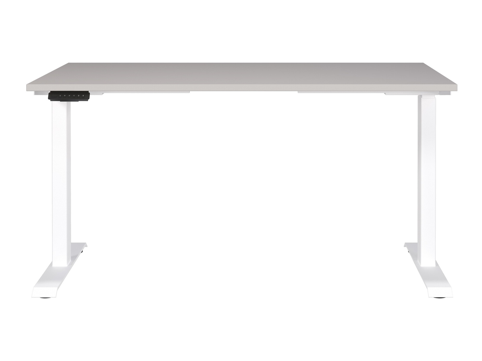 Dvižna pisalna miza Sacramento 415 (Siva + Bela)