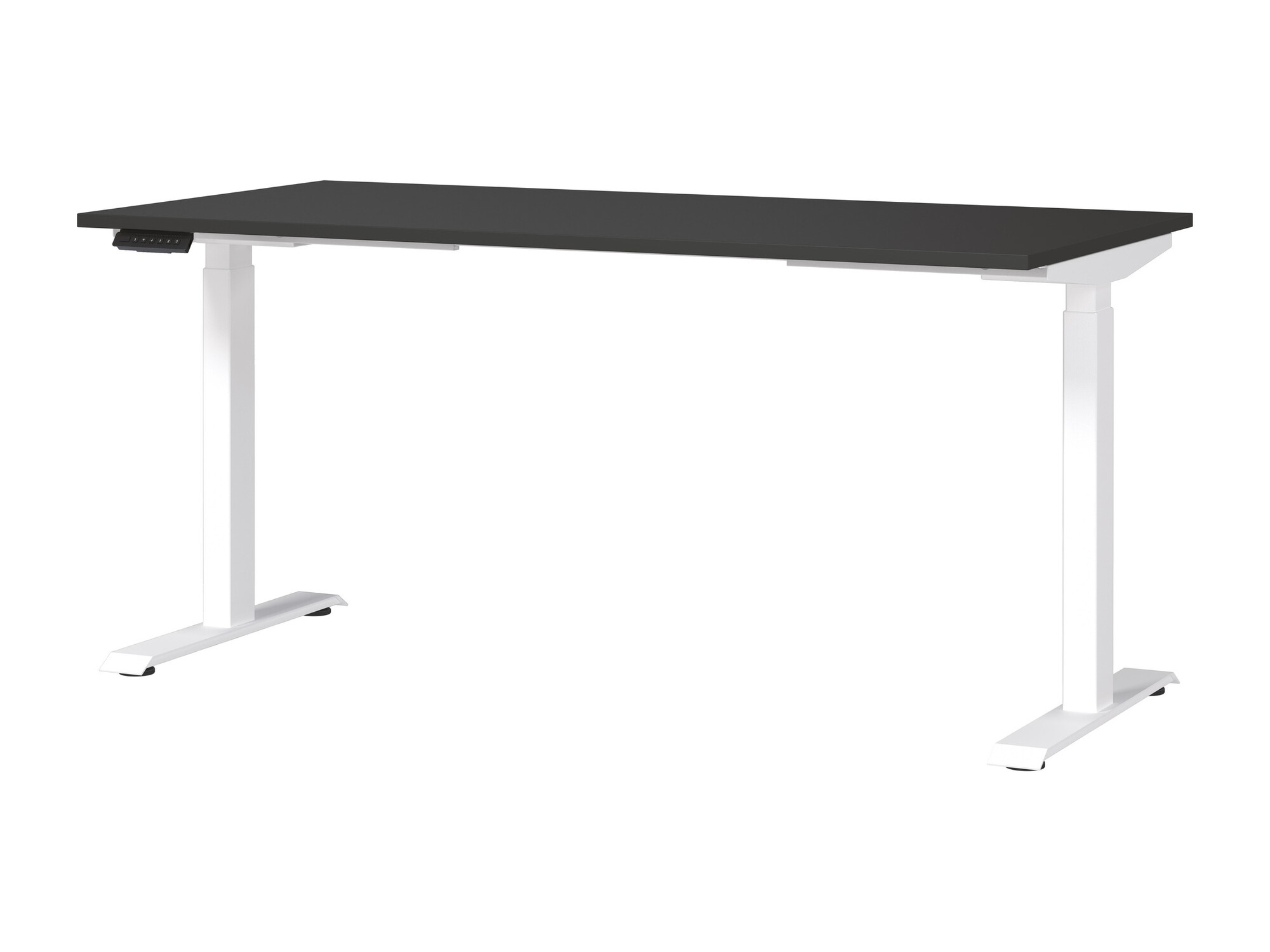 Dvižna pisalna miza Sacramento 416 (Grafit + Bela)