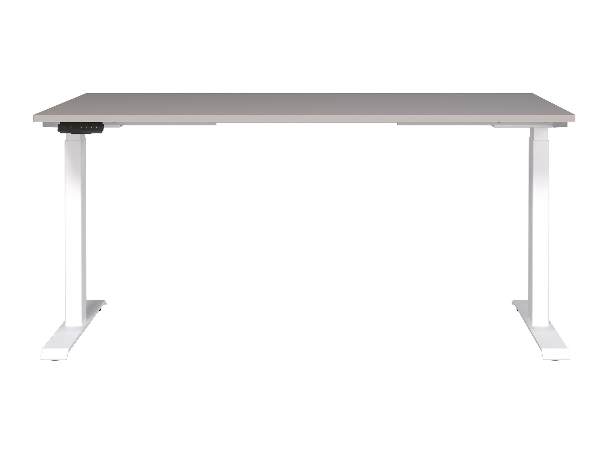 Dvižna pisalna miza Sacramento 416 (Siva + Bela)