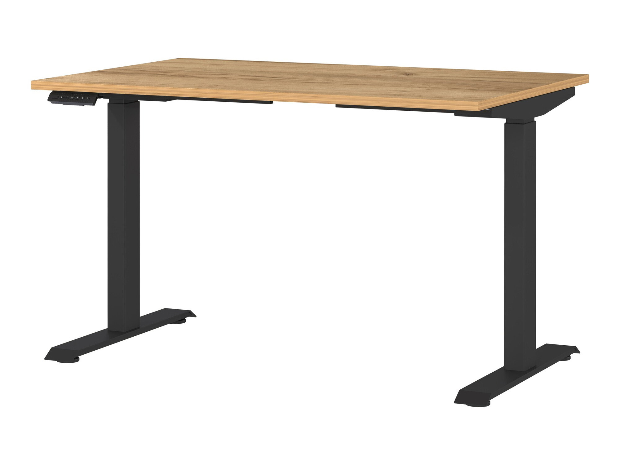 Dvižna pisalna miza Sacramento 417 (Navarra hrast + Črna)
