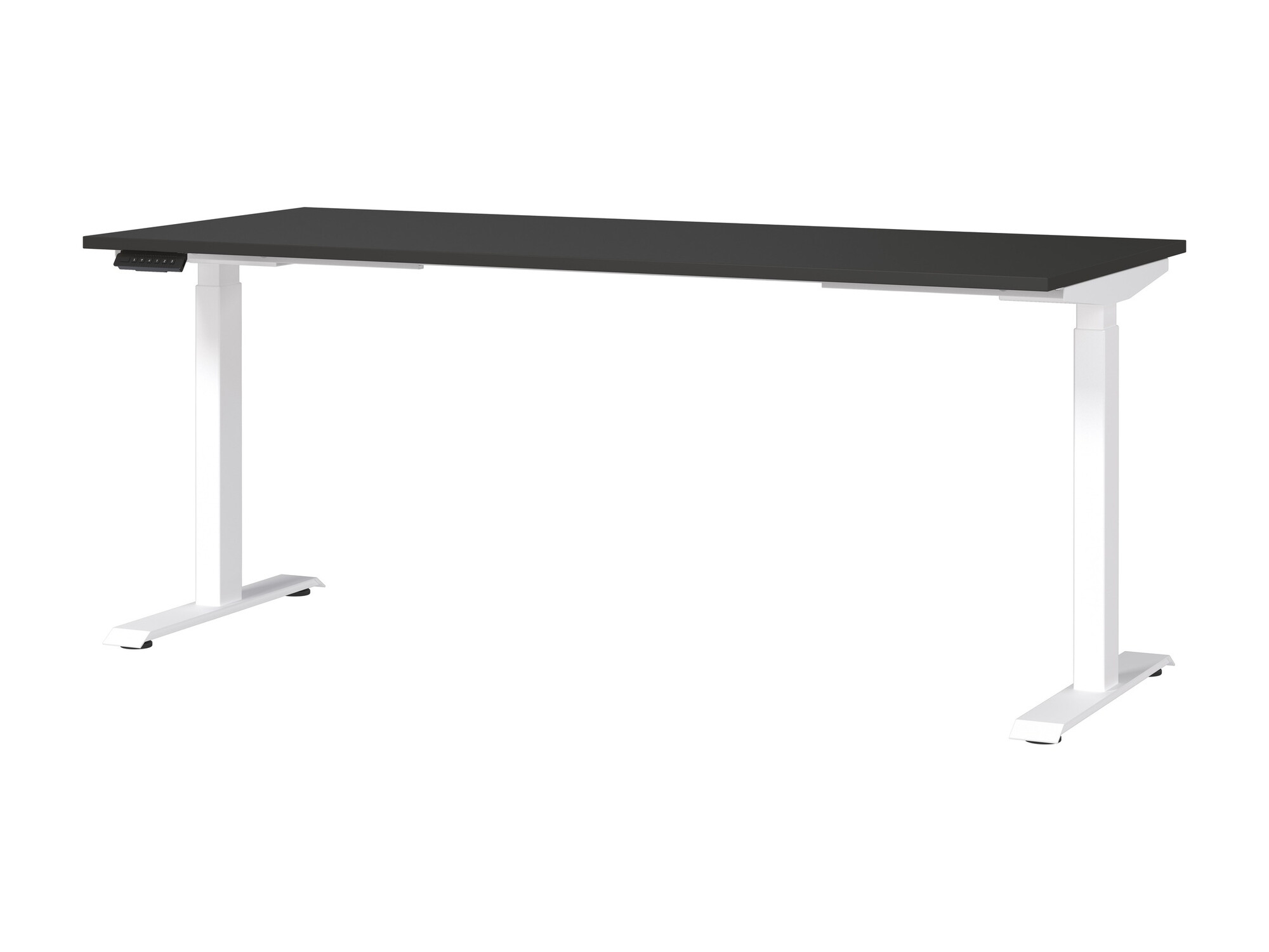 Dvižna pisalna miza Sacramento 418 (Grafit + Bela)