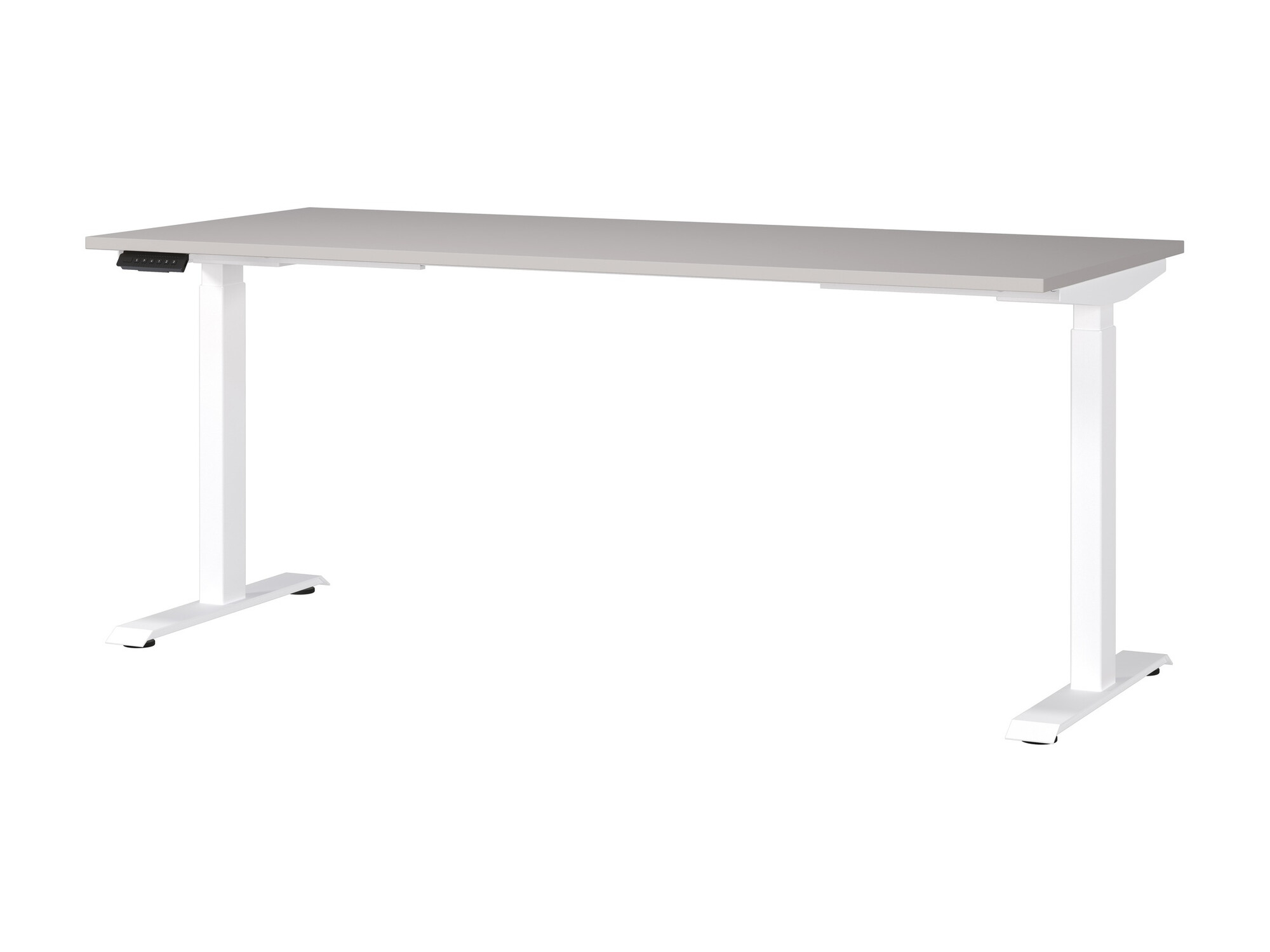 Dvižna pisalna miza Sacramento 418 (Siva + Bela)