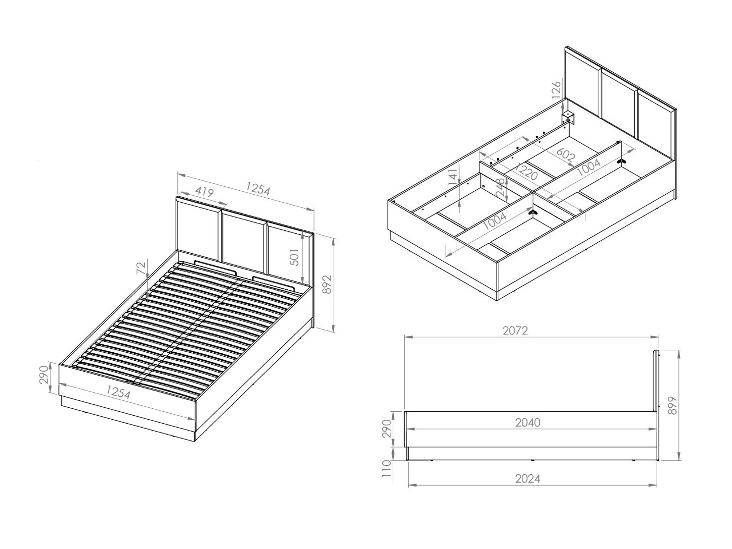 Postelja Orlviro 111