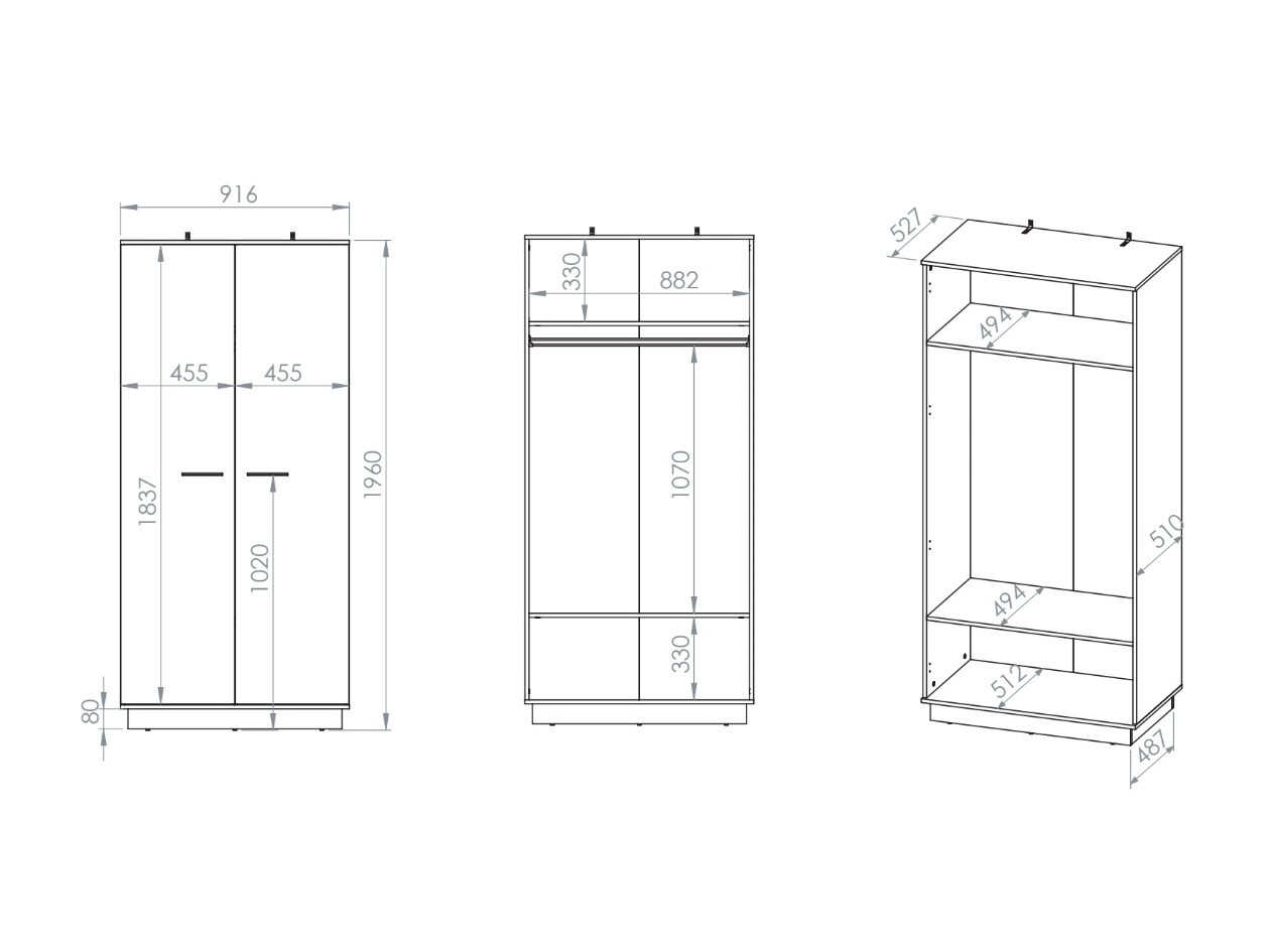 Garderobna omara Remenoe 101