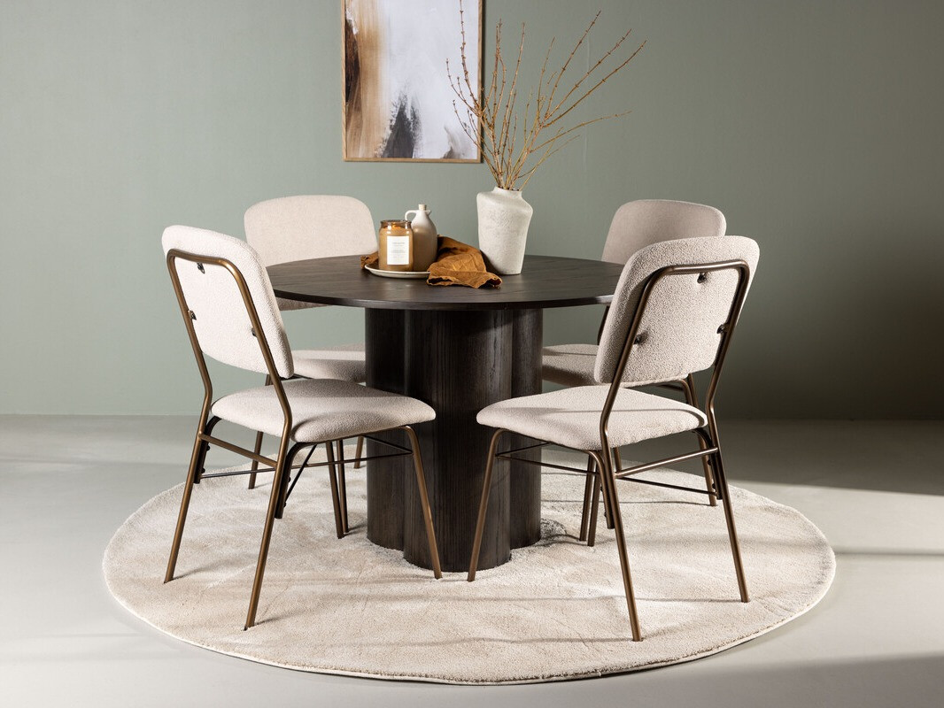 Jedilniški komplet Dallas 4606 (Temni oreh)