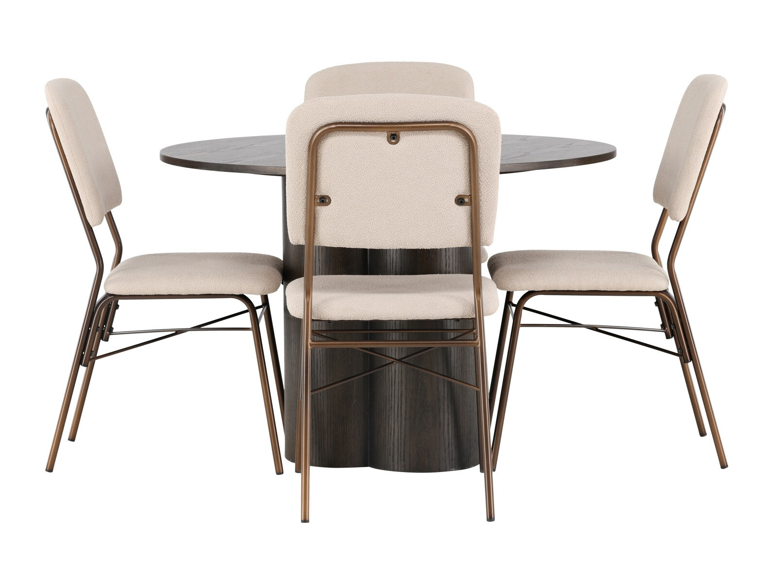 Jedilniški komplet Dallas 4606 (Temni oreh)