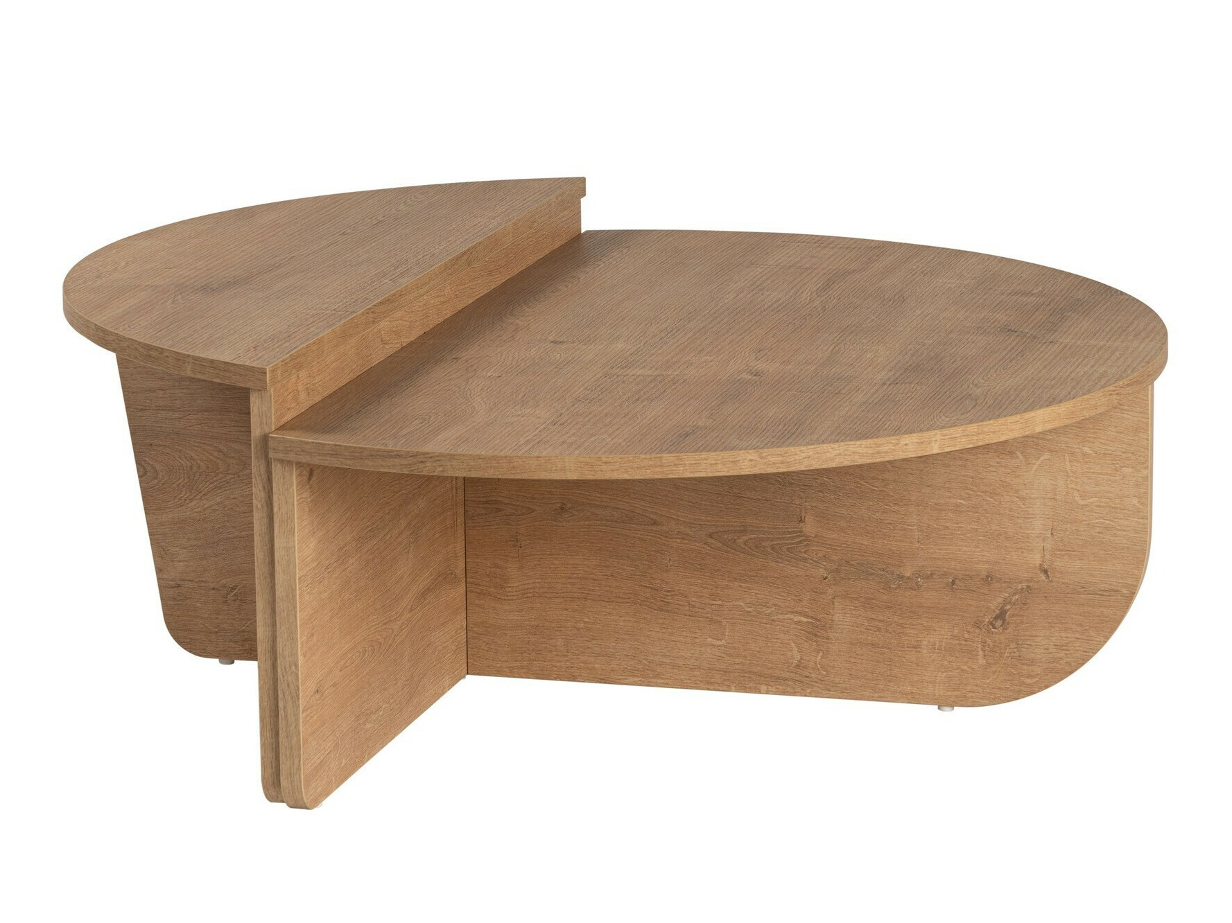 Komplet klubskih mizic Novato 100 (Medeni hrast)