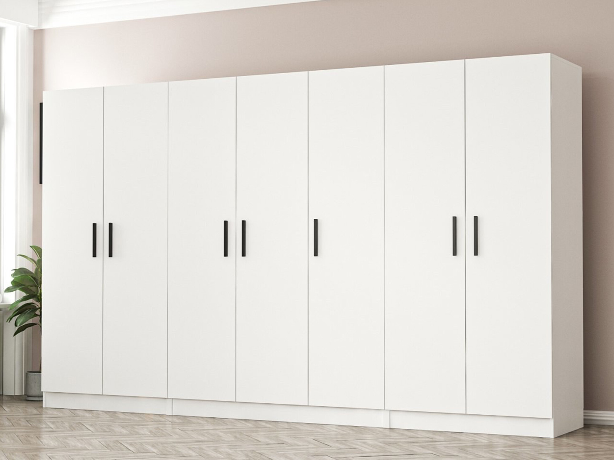 Garderobna omara Kailua L164 (Bela)