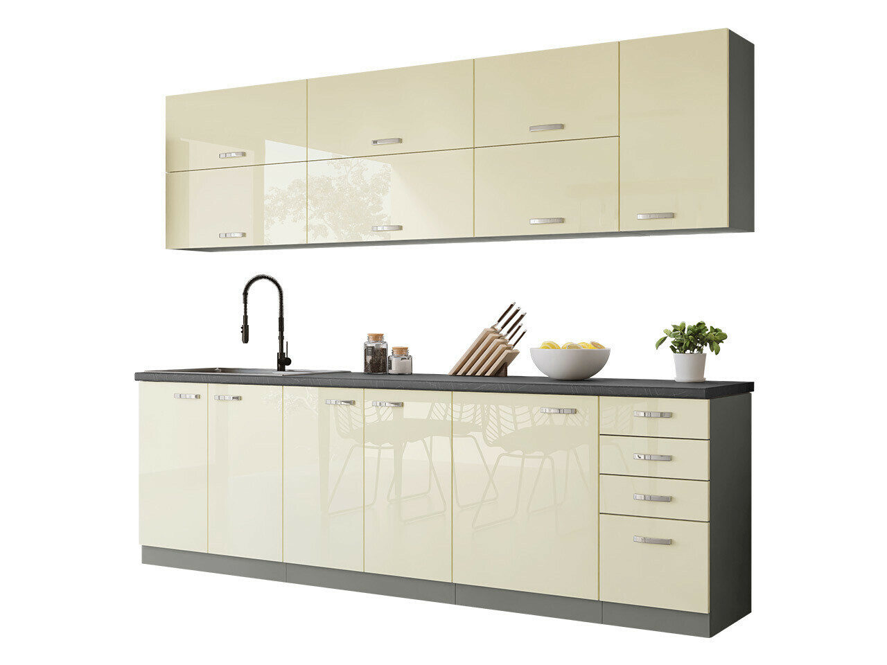 Modularni kuhinjski komplet Multi Cream 123