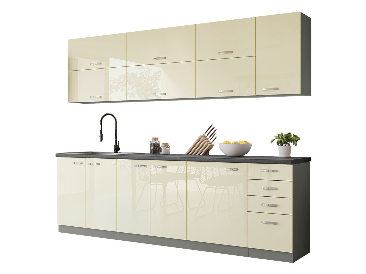Modularni kuhinjski komplet Multi Cream 123