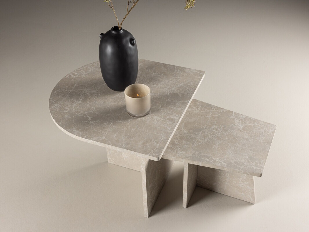 Komplet klubskih mizic Dallas 4880 (Bež)