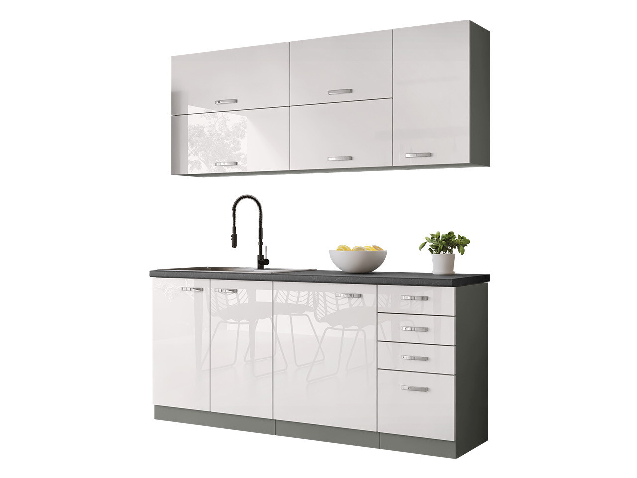 Modularni kuhinjski komplet Multi White 124