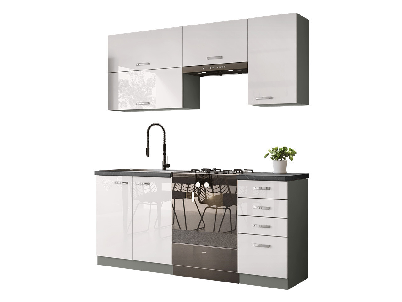 Modularni kuhinjski komplet Multi White 125