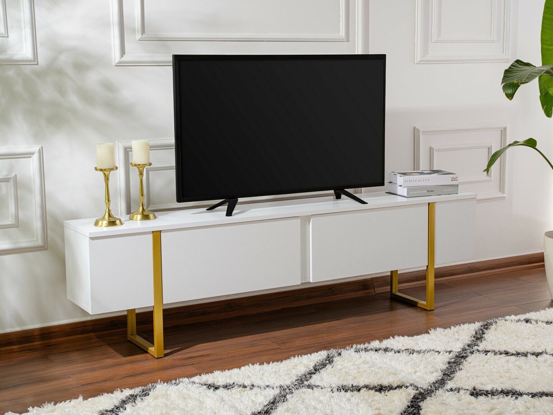 TV-omarica Novato 105 (Bela + Zlata)