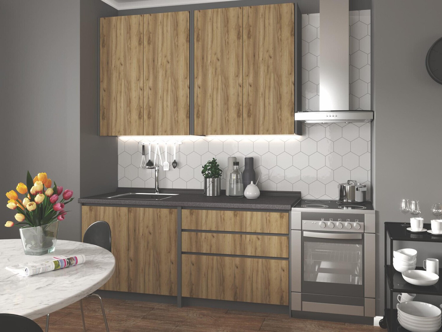 Kuhinjski blok Houston 1869