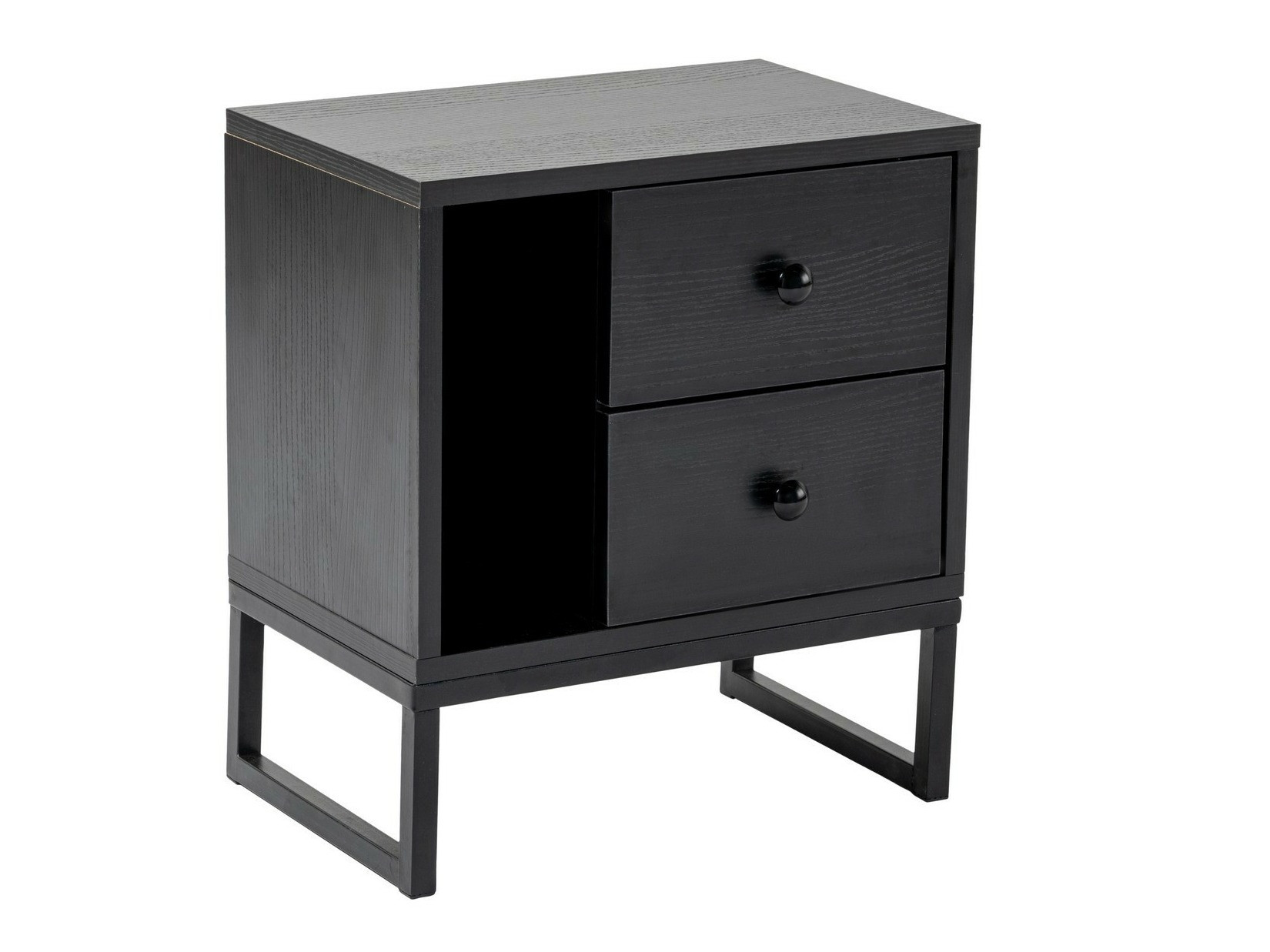 Nočna omarica Novato 109 (Črna)