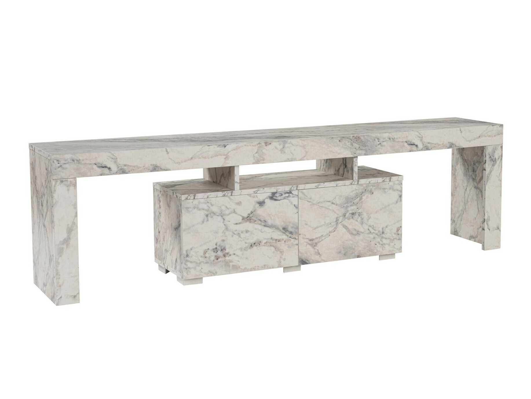 TV-omarica Novato 108 (Beli marmor)