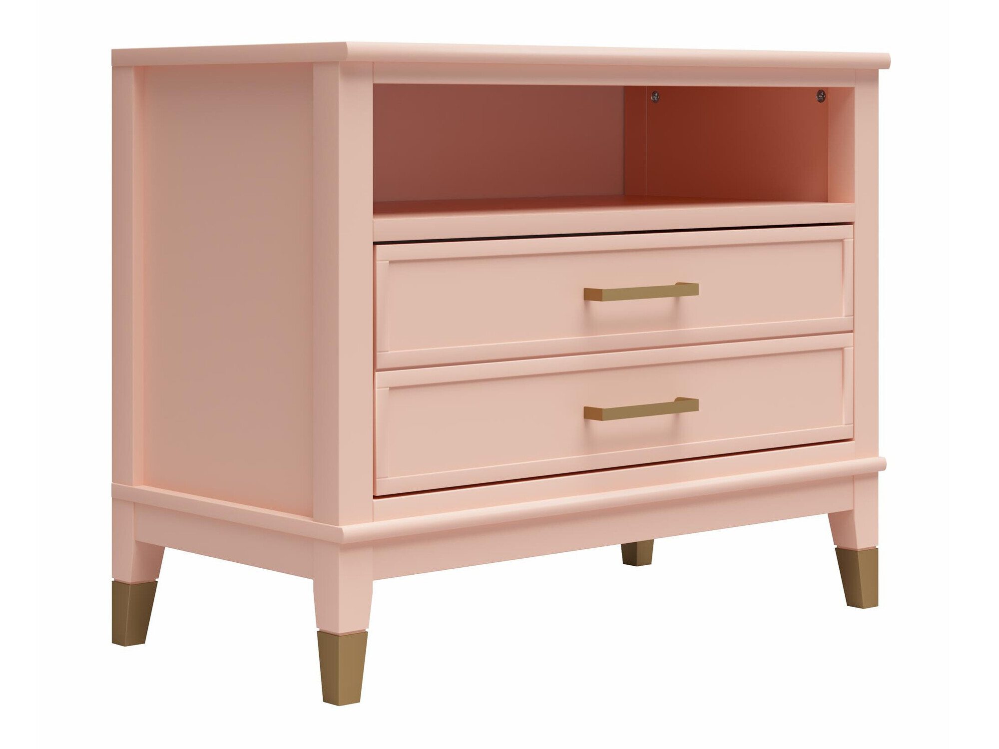 Nočna omarica CosmoLiving by Cosmopolitan Belromu 107 (Roza)