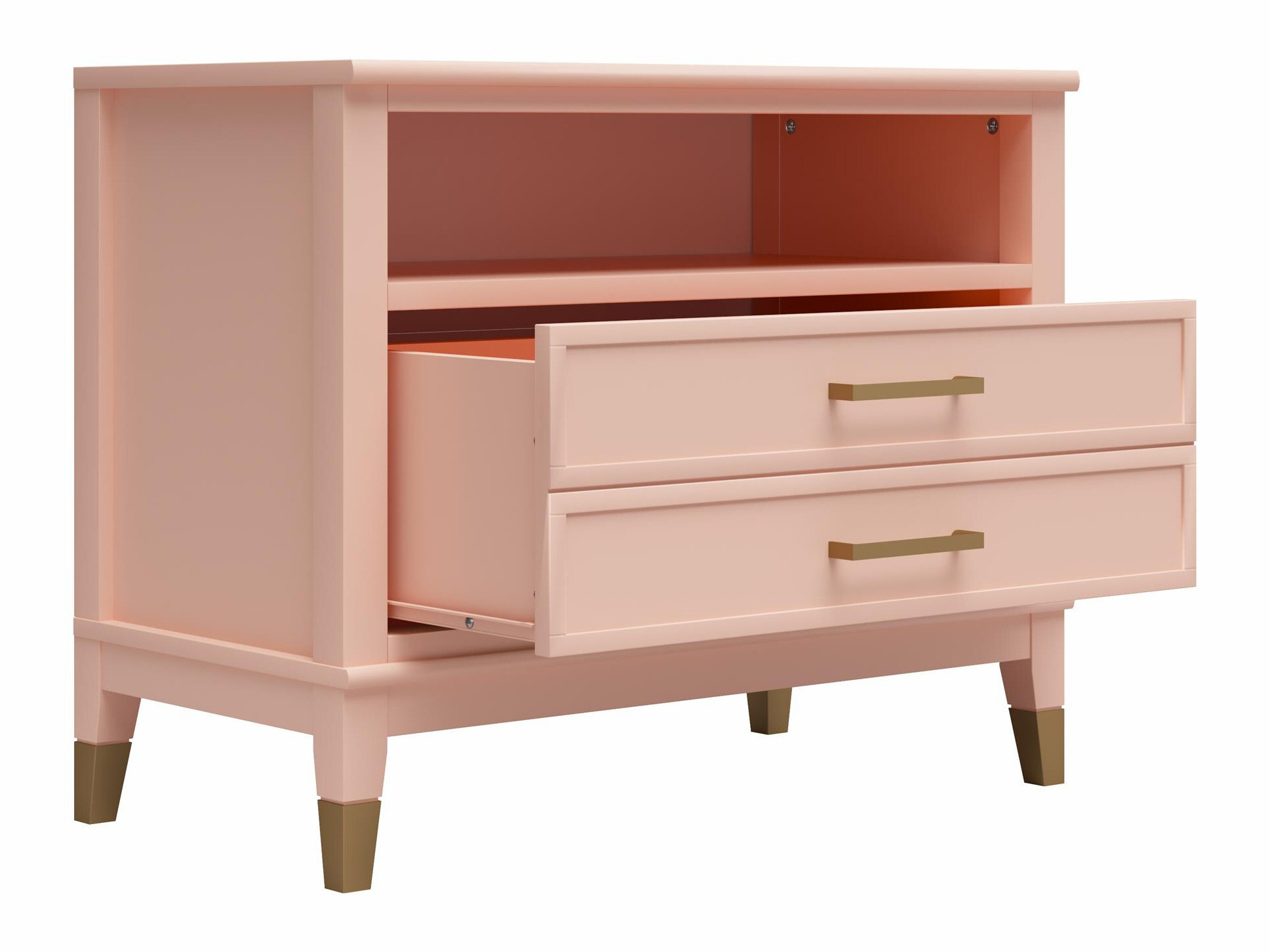 Nočna omarica CosmoLiving by Cosmopolitan Belromu 107 (Roza)