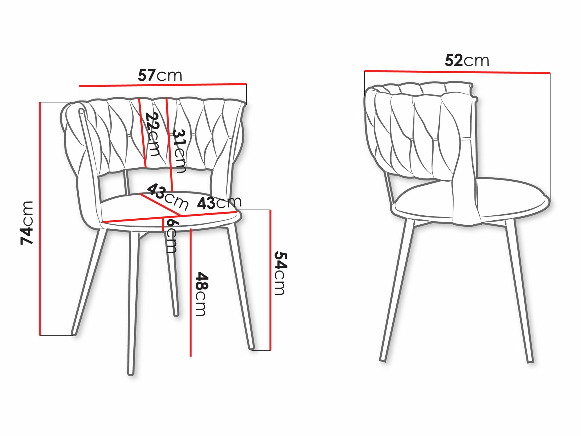 Stol Comfivo 432 (Siva)