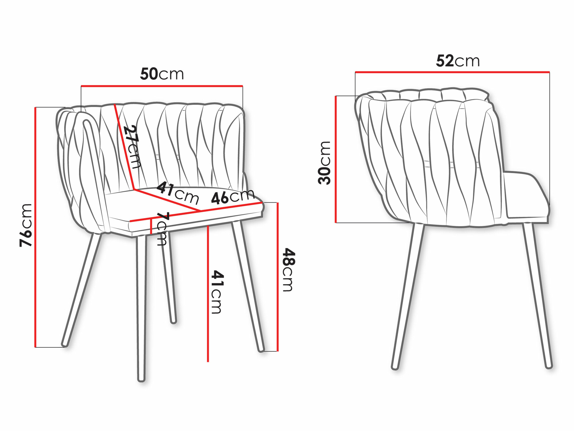 Stol Comfivo 434 (Zlata + Siva)