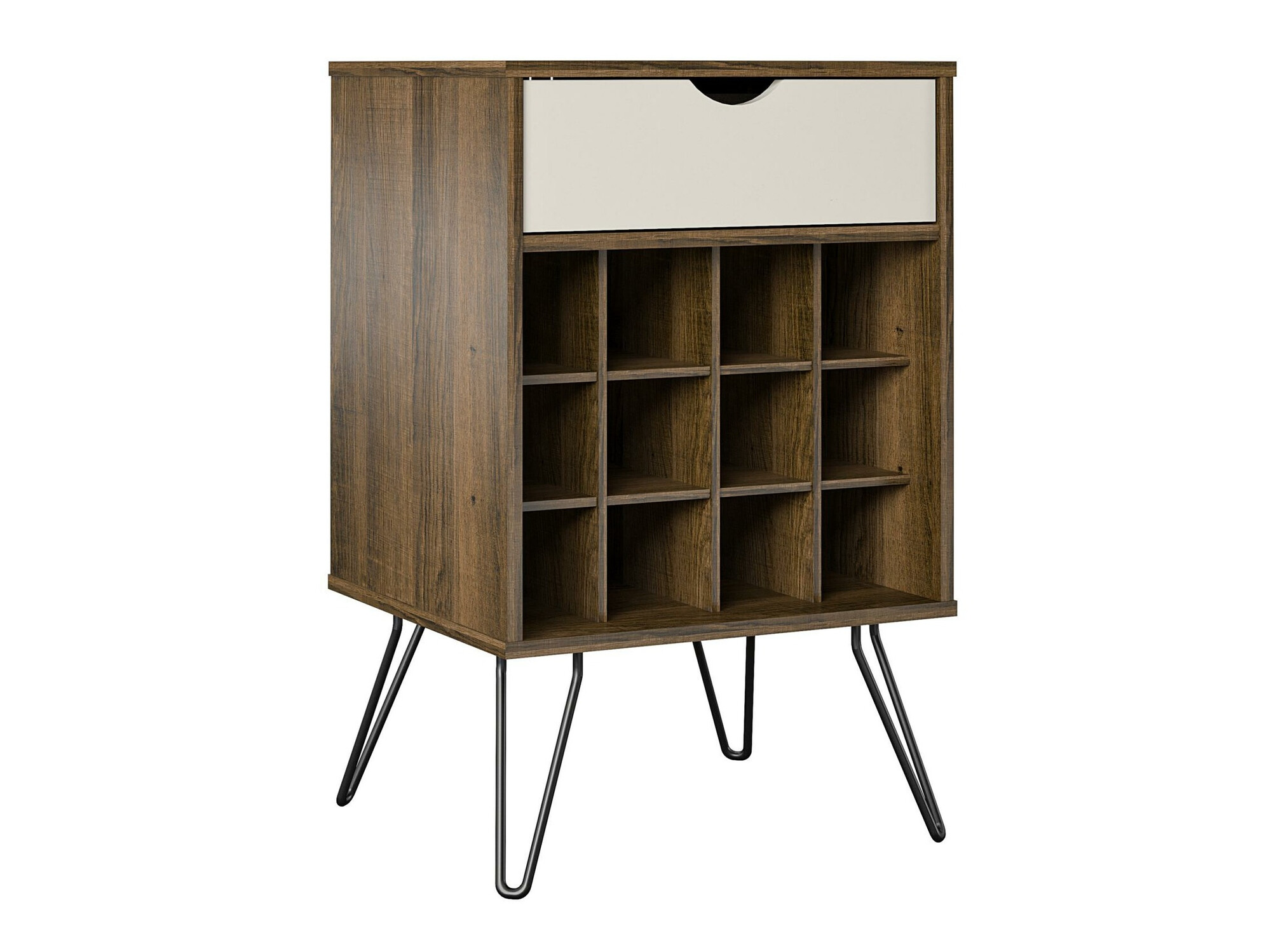 Stranska mizica Novogratz 186 (Hrast + Bela)