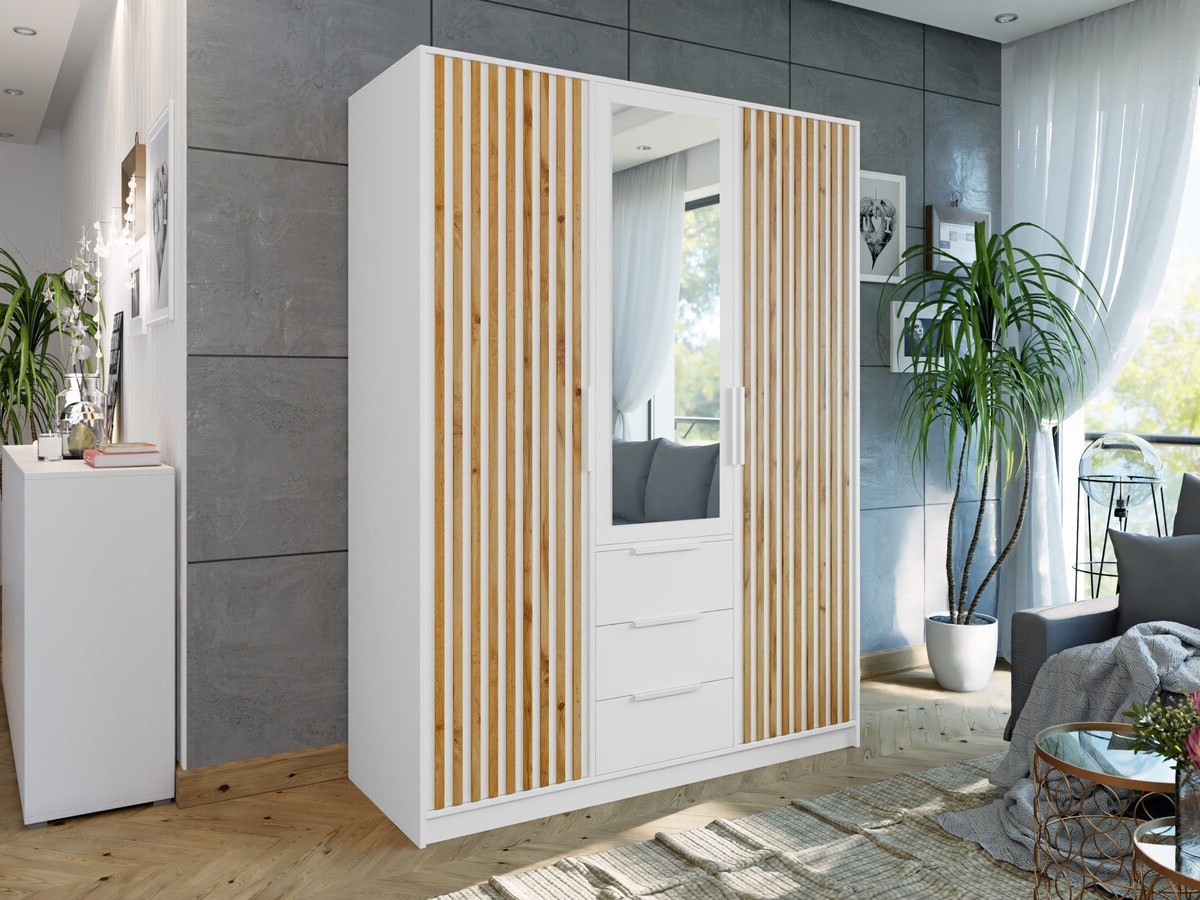 Garderobna omara Enolevo 113 (Bela)