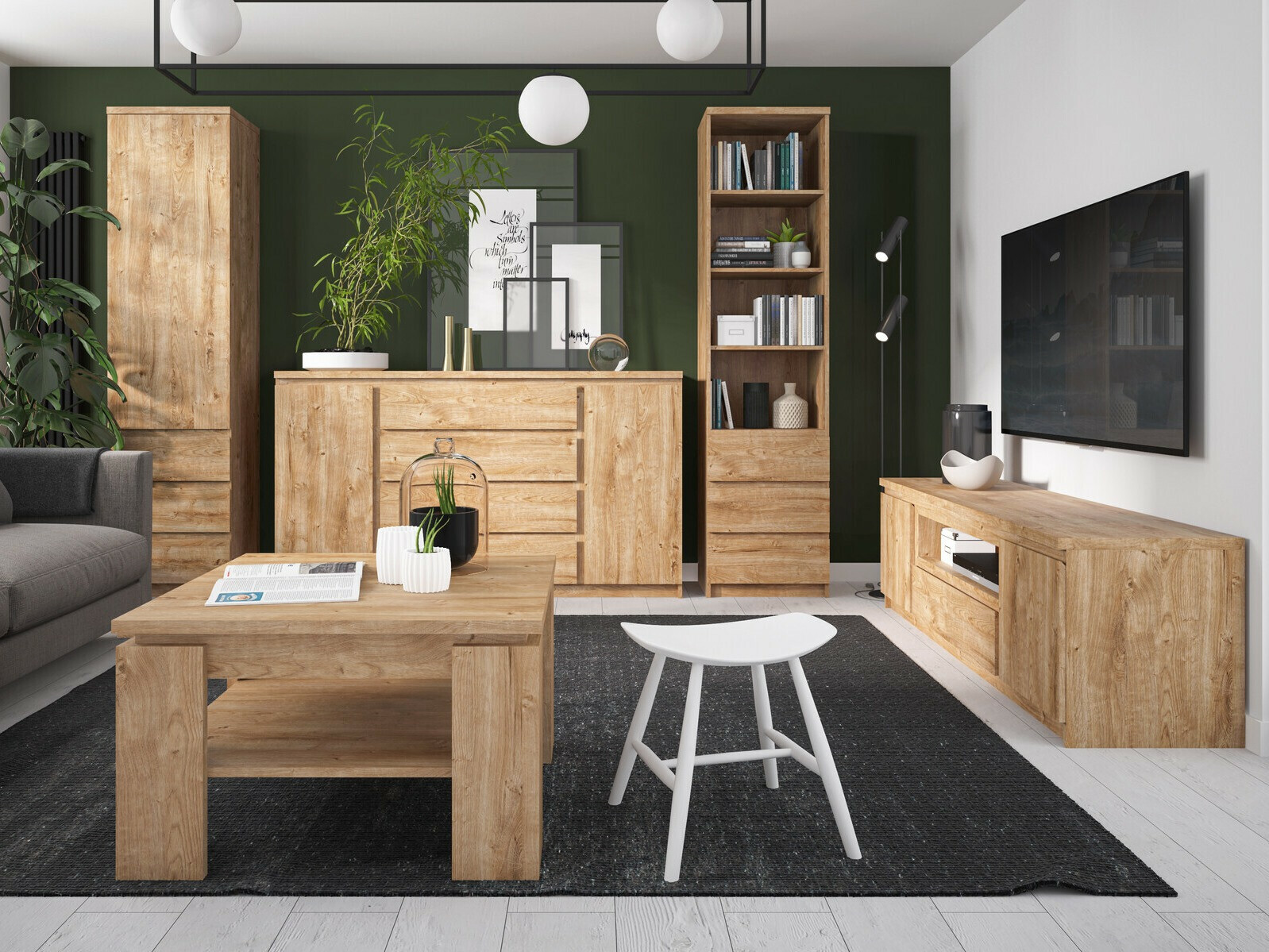 Klubska mizica Merfere 119 (Hrast)