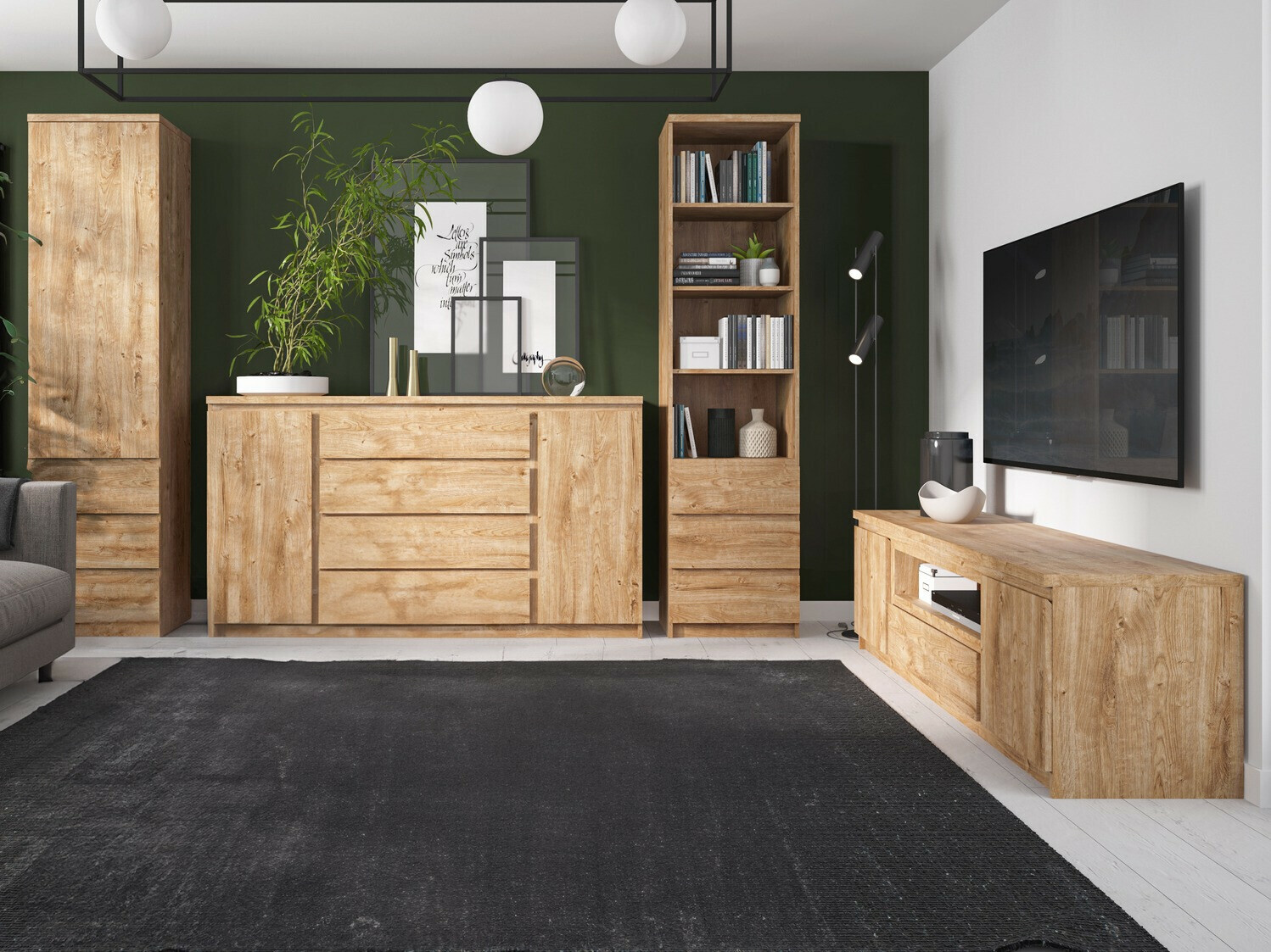 TV-omarica Merfere 108 (Hrast)