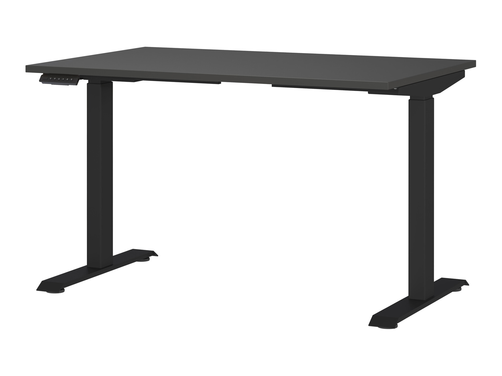 Dvižna pisalna miza Vesbeno 104 (Grafit + Črna)