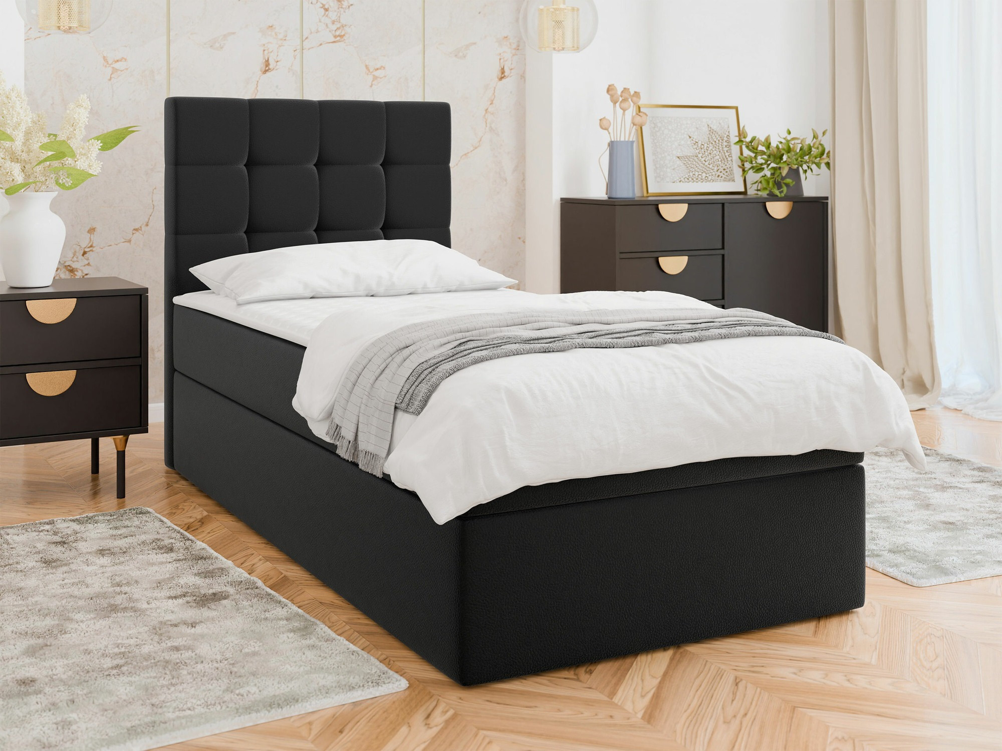 Boxspring postelja Comfivo 403 (Soft 011)