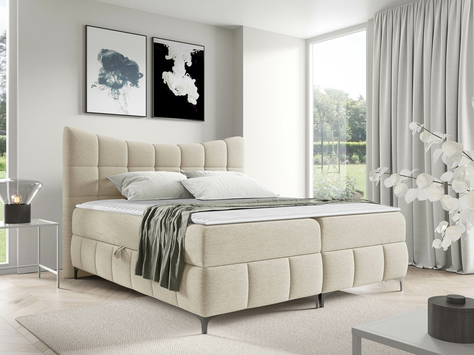 Boxspring postelja Littera (Freya 210.03)