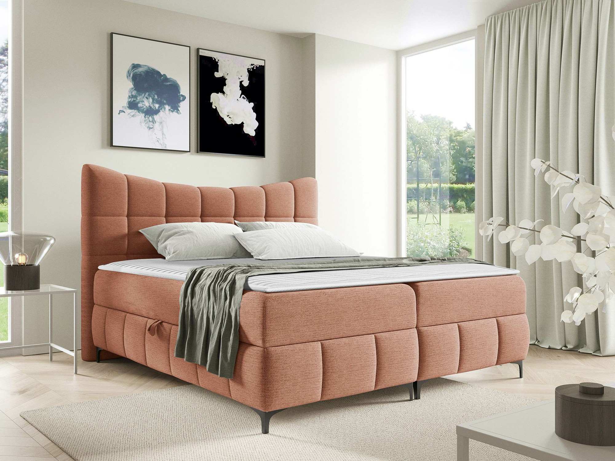 Boxspring postelja Littera (Freya 210.32)