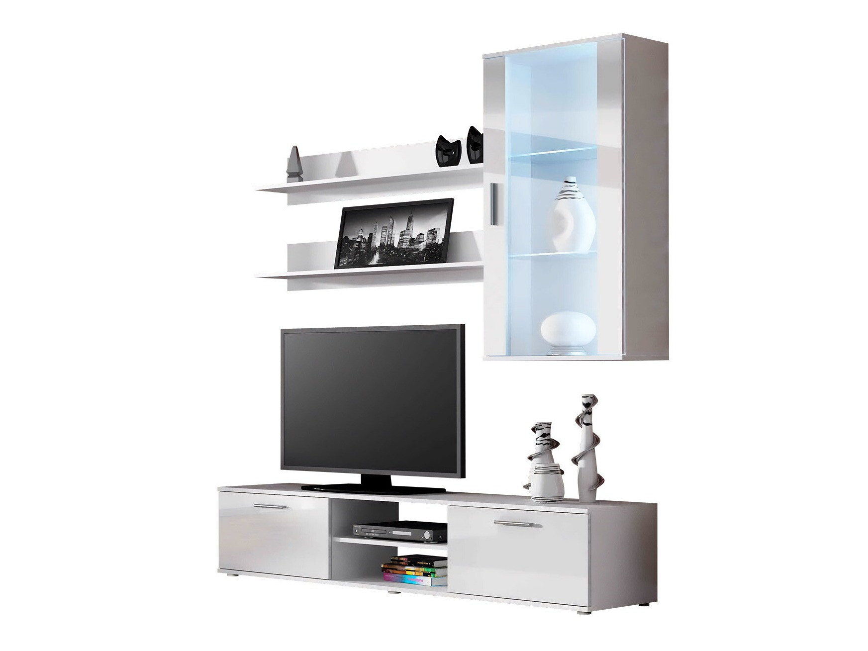 Dnevni prostor Tornola 113 (Bela + Sijaj bela)