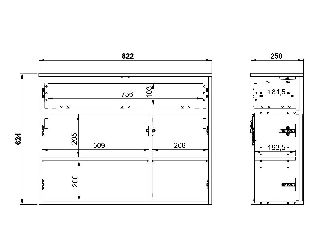 Regal za čevlje Tormavo 100
