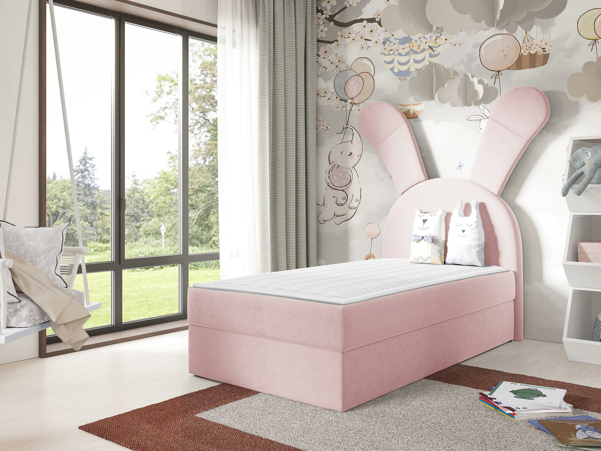 Boxspring postelja Stylus (Magic Velvet 2269)
