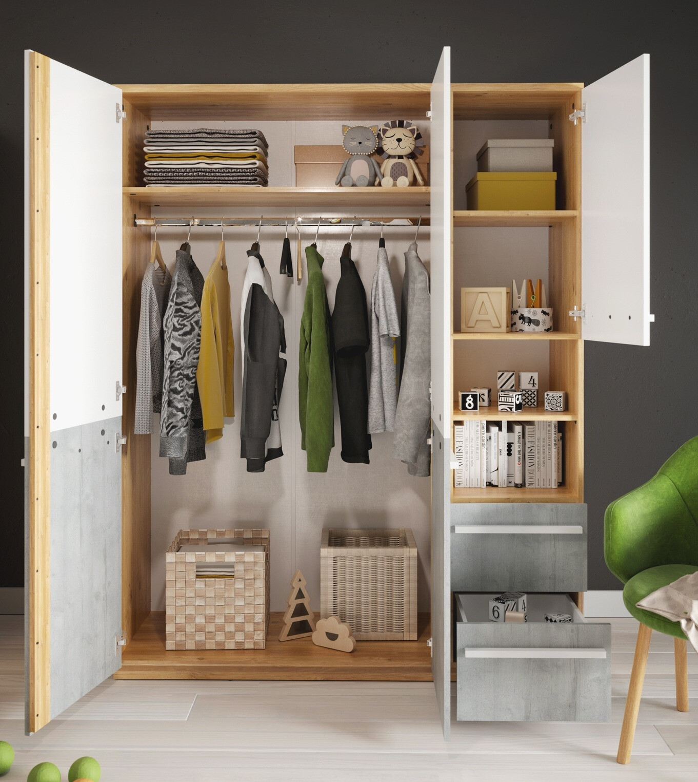 Garderobna omara Felfera 100