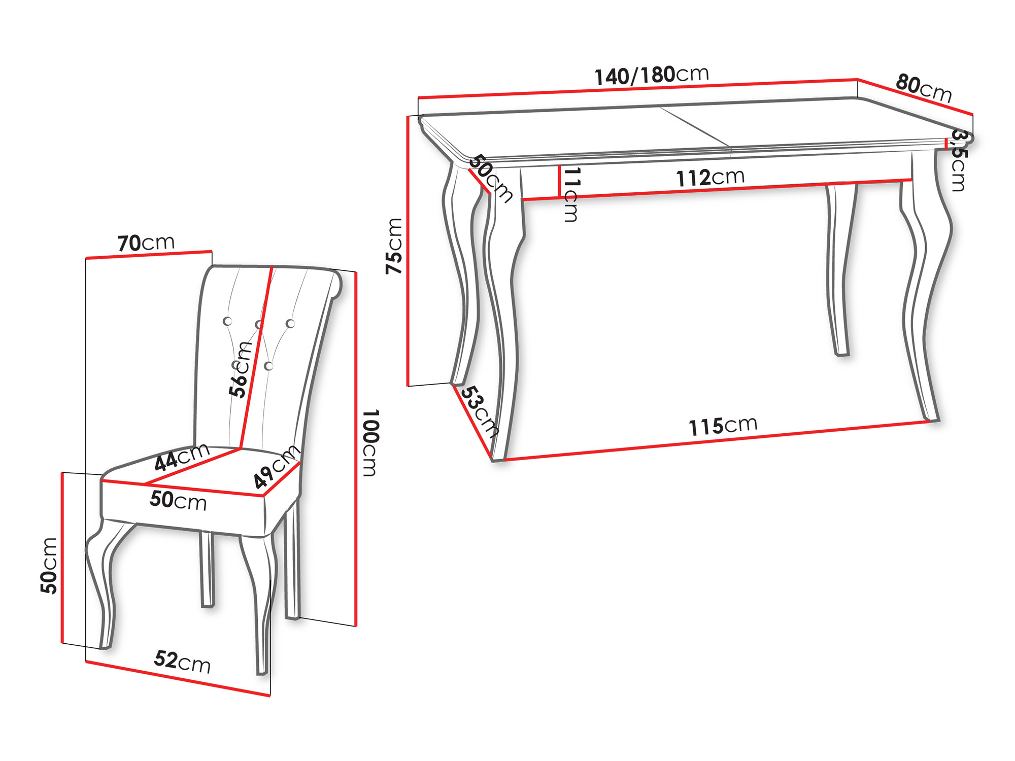 Jedilniški komplet Comfivo 405 (Magic Velvet 2258)