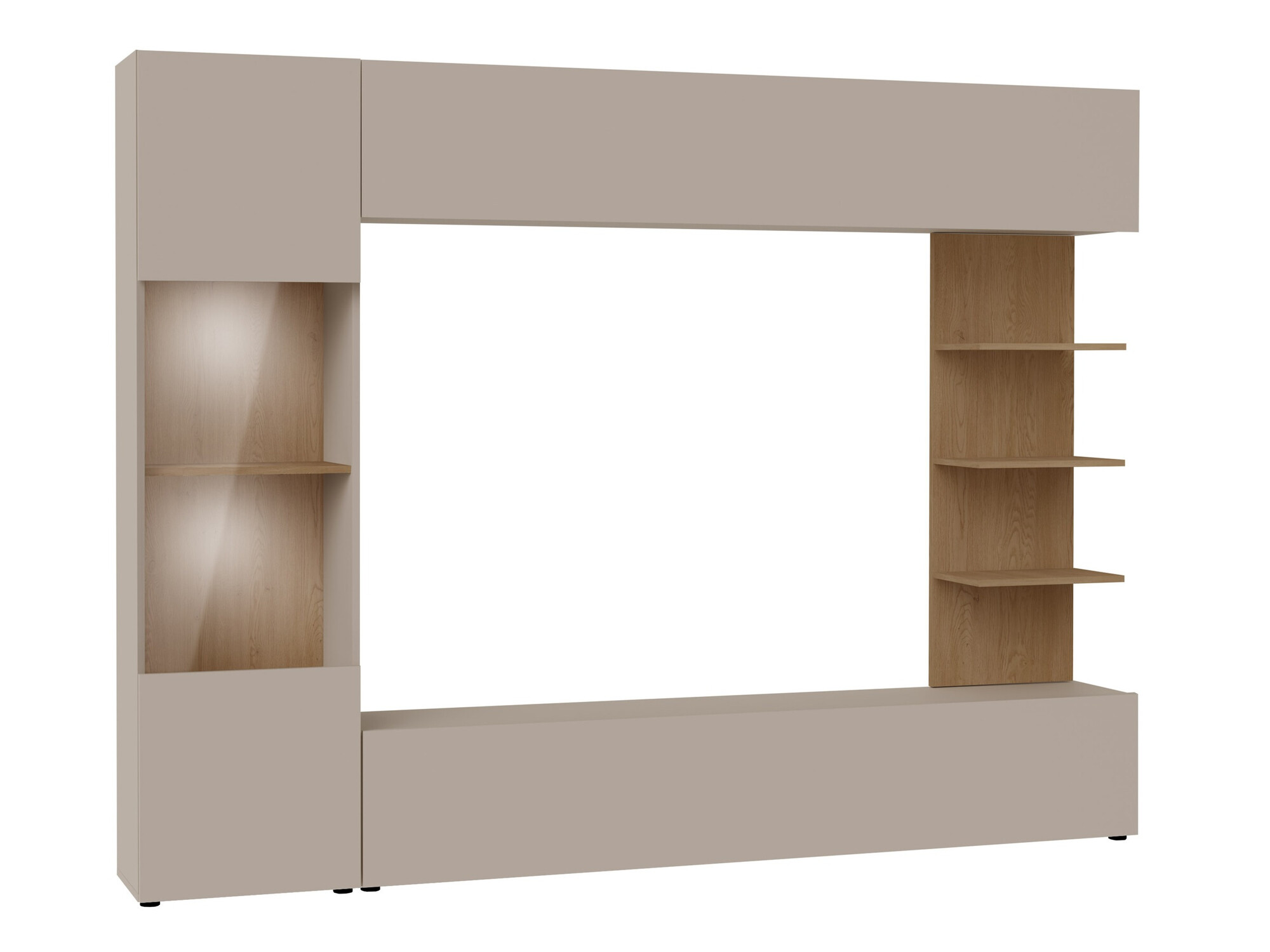 Komplet za dnevno sobo Comfivo 210 (Kašmir + Hrast)