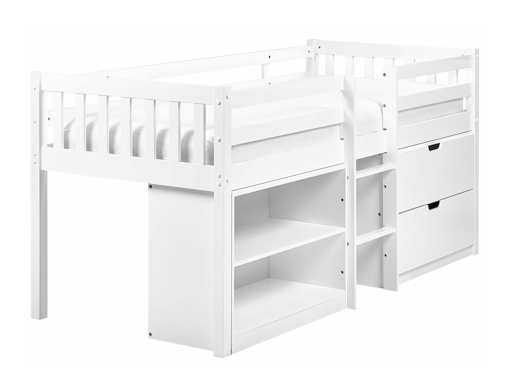 Visoka postelja Berwyn 2199 (Bela)