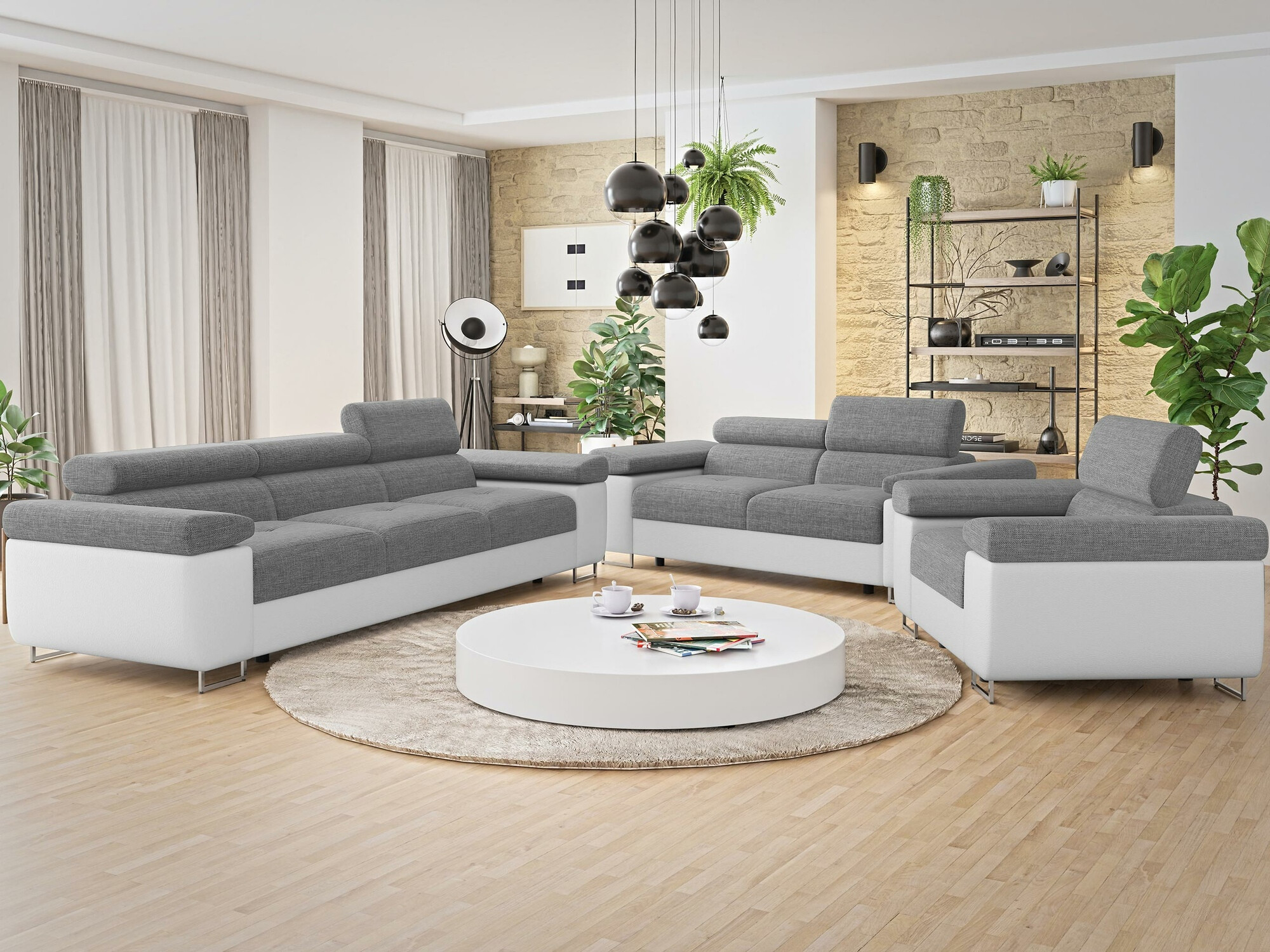 Kavč Comfivo Vinetum II (Soft 017 + Lux 05)