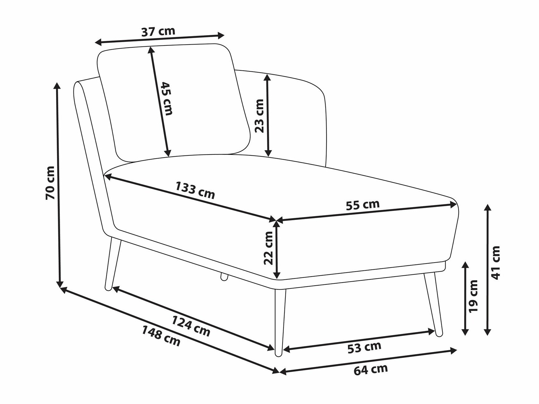 Počivalnik Berwyn 2200 (Zelena)