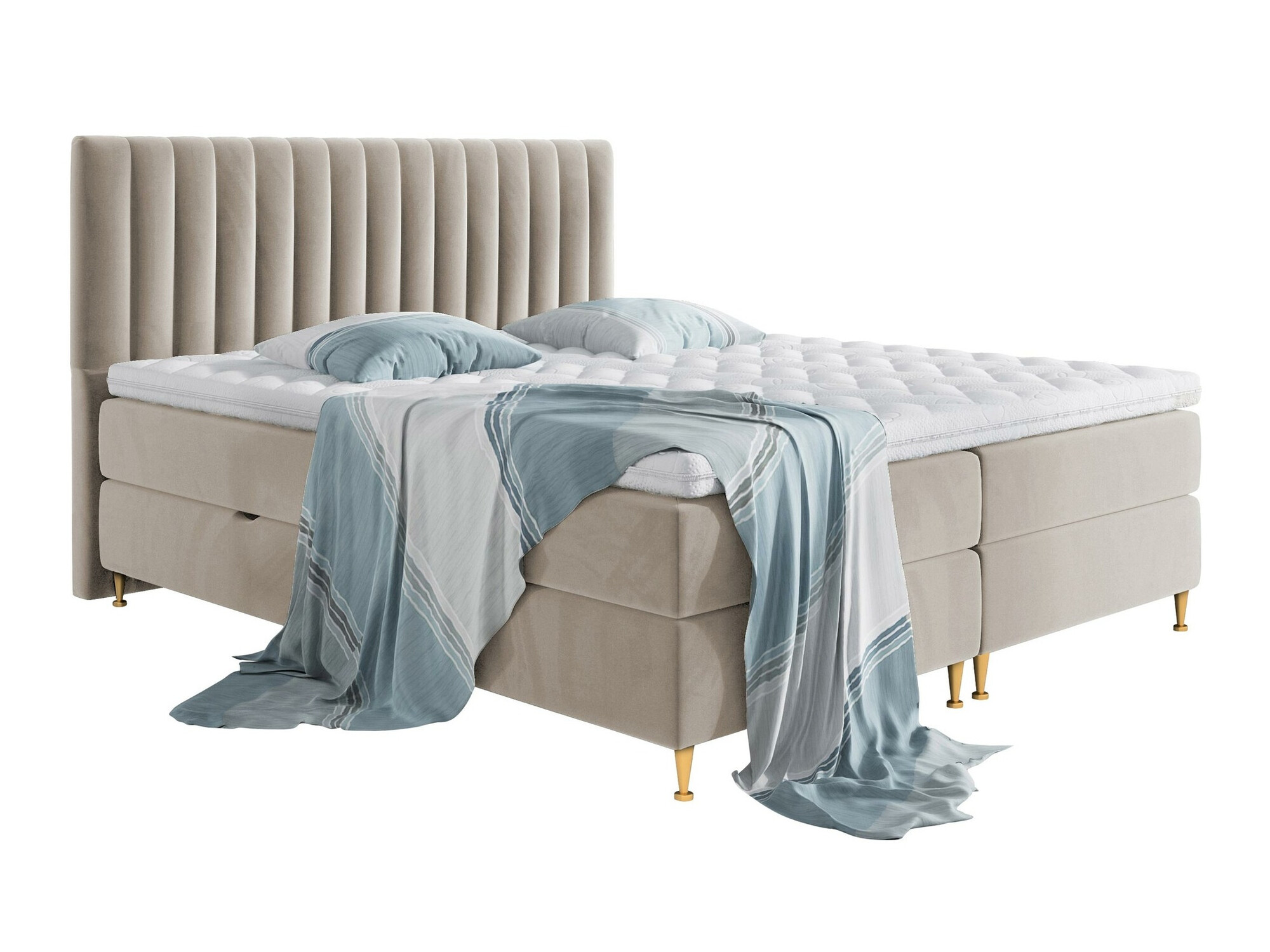 Boxspring postelja ComfiDream 156 (Fresh 01)