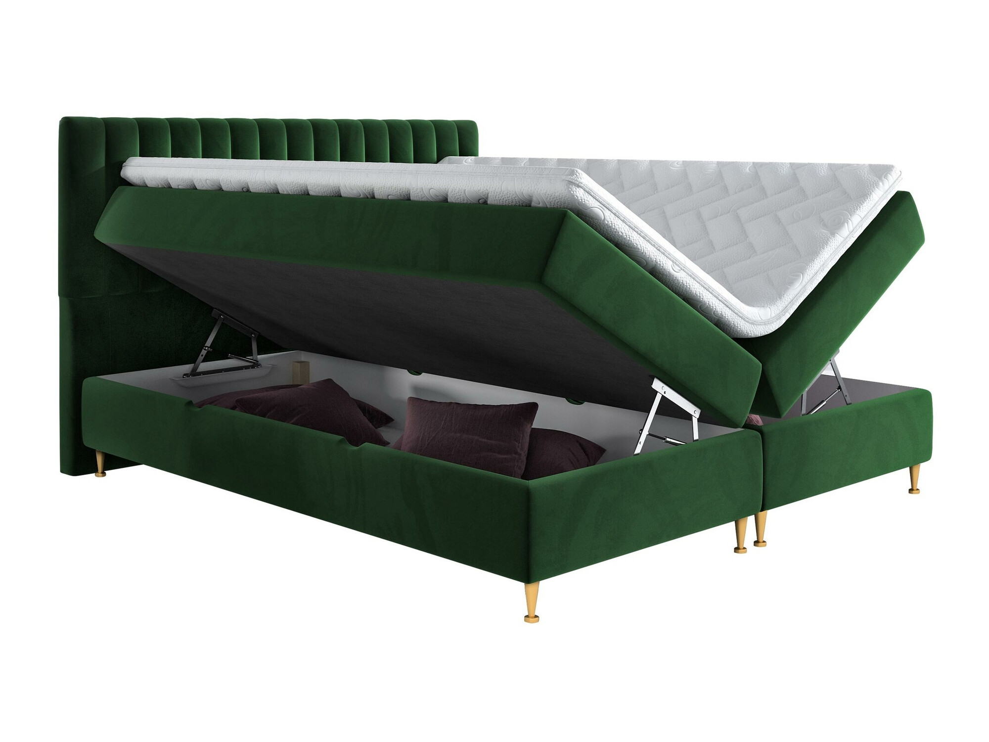 Boxspring postelja ComfiDream 156 (Fresh 01)