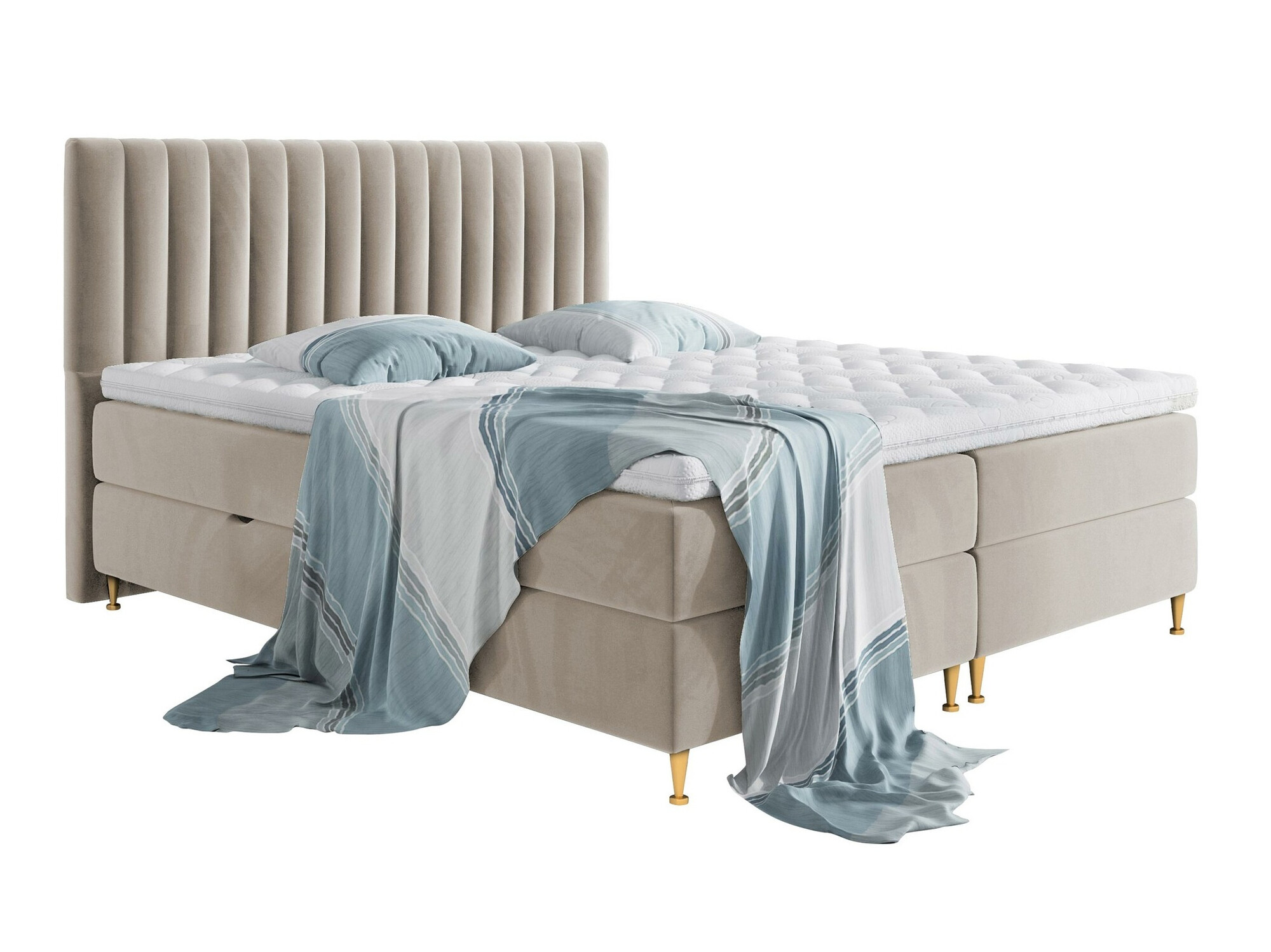 Boxspring postelja ComfiDream 156 (Fresh 01)