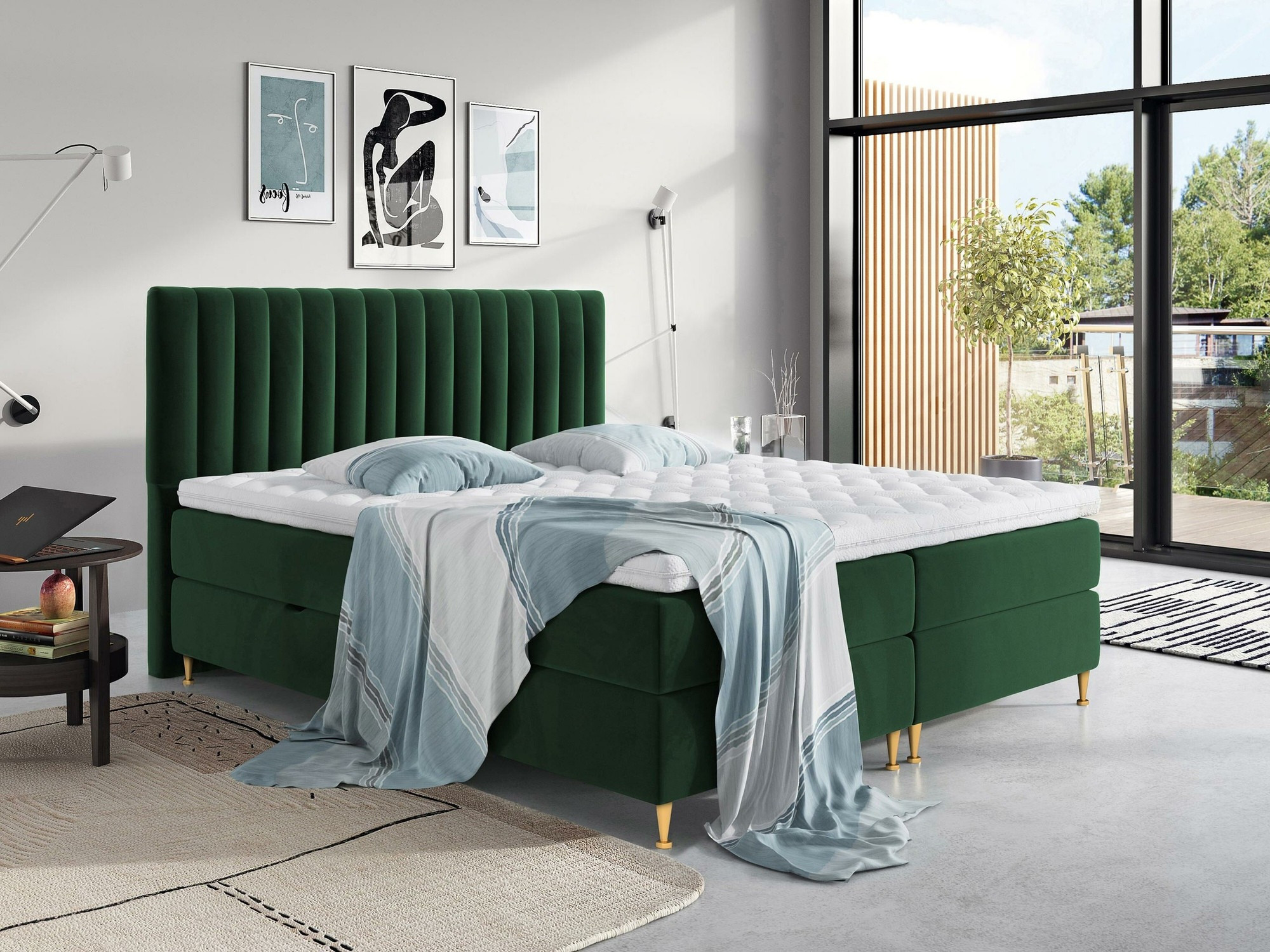 Boxspring postelja ComfiDream Fjorina (Fresh 13)
