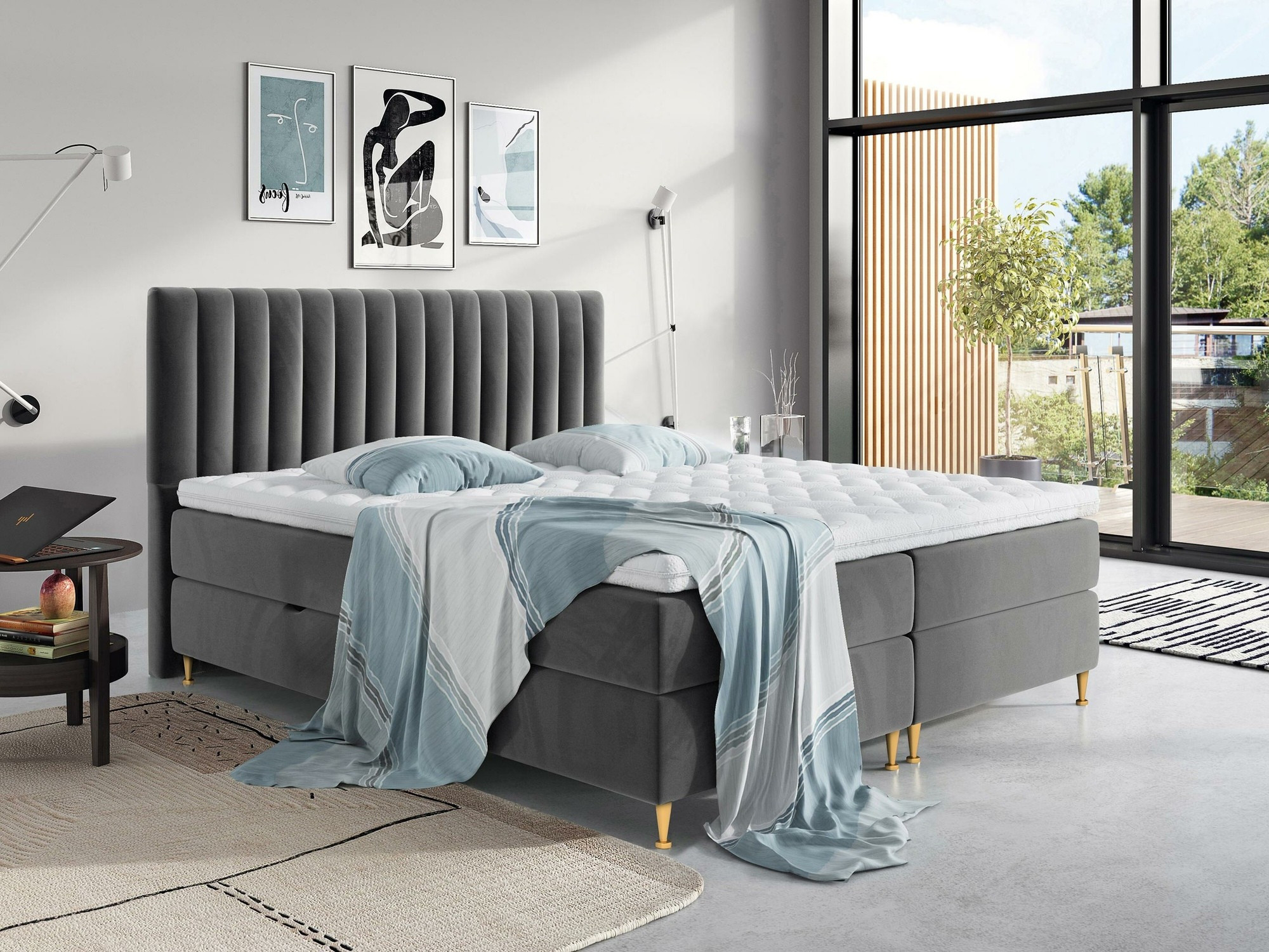 Boxspring postelja ComfiDream Fjorina (Fresh 32)