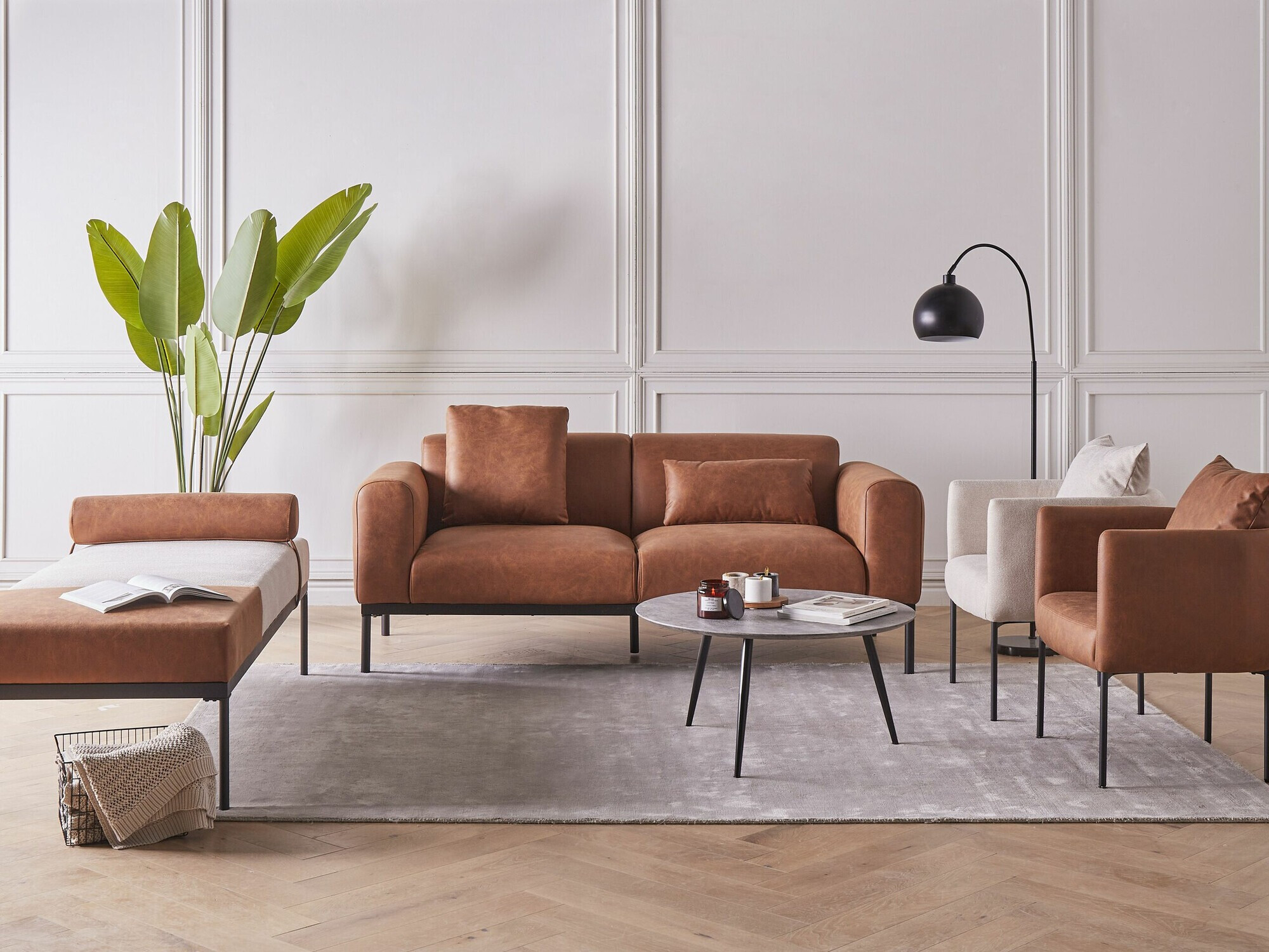 Fotelj Berwyn 2203 (Rjava)