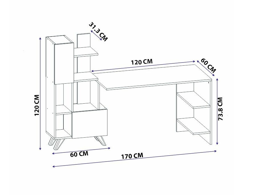 Pisalna miza Kailua 2274